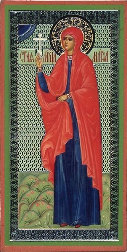 Religious Orthodox icon: Holy Martyr Martha