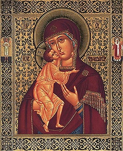 Religious Orthodox icon: Theotokos of Theodoroff - 2