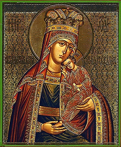 Religious Orthodox icon: Theotokos "From Troubles Suffering"