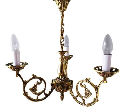 One-layer church chandelier  - 3-4 (3 lights)