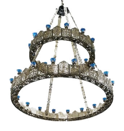 Two-layer church chandelier (horos) - Gurz (30 lights)