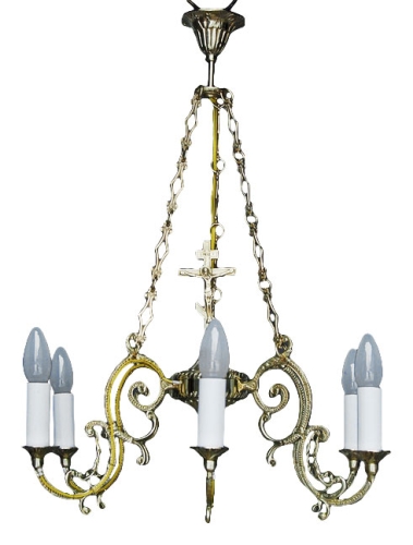 One-layer church chandelier  - 6-3 (6 lights)