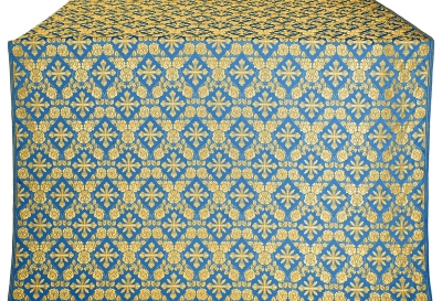 Theodosia metallic brocade (blue/gold)