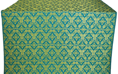 Theodosia metallic brocade (blue/gold)