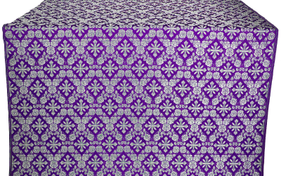 Theodosia metallic brocade (violet/silver)