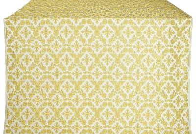 Theodosia metallic brocade (white/gold)