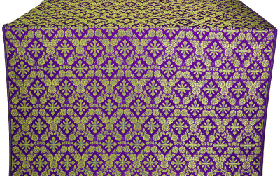Theodosia silk (rayon brocade) (violet/gold)