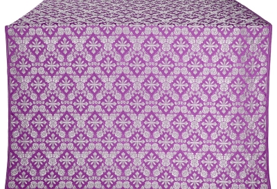 Theodosia silk (rayon brocade) (violet/silver)