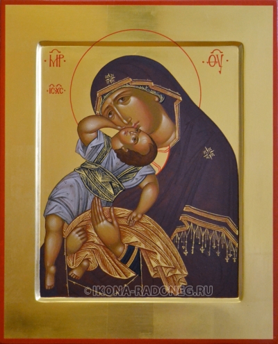 Icon of the Most Holy Theotokos Leaping of the Babe - R