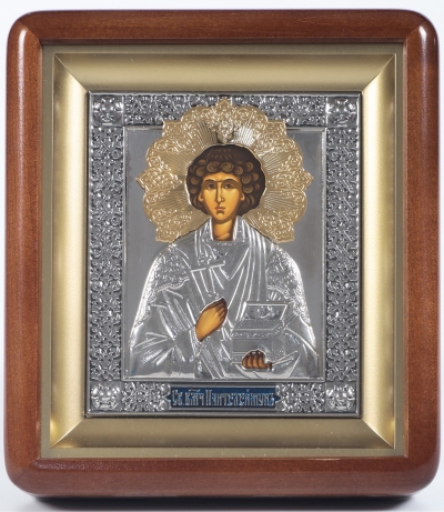 Religious icon: Holy Great Martyr Pantheleimon - 26