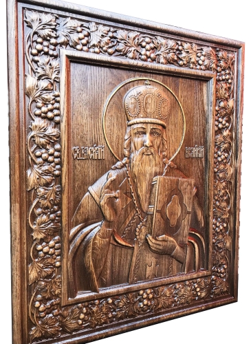 Icon: St. Basil the Great - P12 (16.9''x22.8'' (43x58 cm))