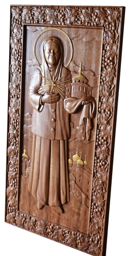 Icon: Holy Blessed Xenia of St. Petersburg - P21 (25.6''x43.3'' (65x110 cm))