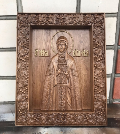 Icon: St. Princess Olga - Y17 (11.8''x15.7'' (30x40 cm))