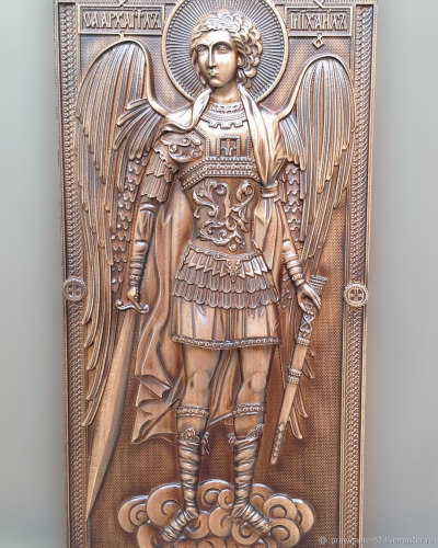 Icon: Holy Archangel Michael - Y26 (11.8''x23.6'' (30x60 cm))