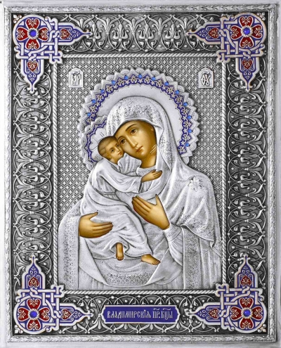 Icon of the Most Holy Theotokos of Vladimir - R113-2