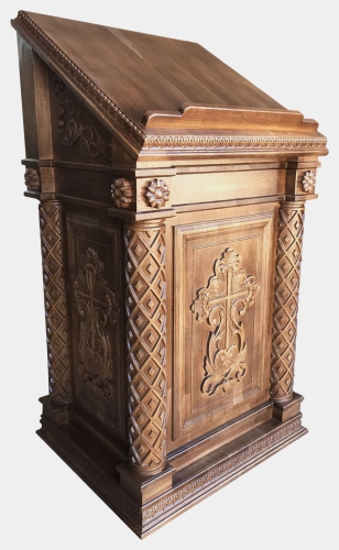 Carved church lectern - S28