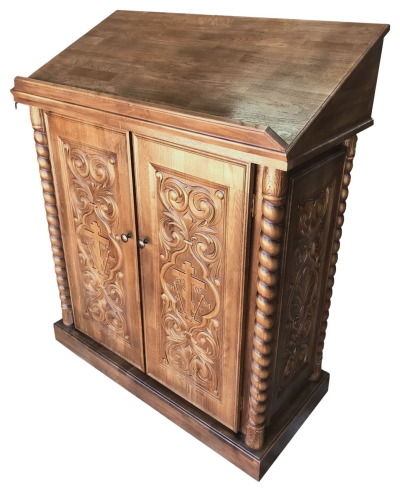 Carved church lectern - S29