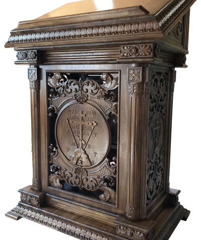 Carved church lectern - S30