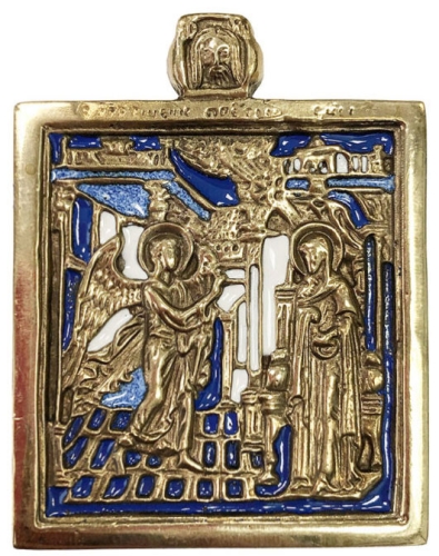 Icon pendant Anunciation of the Most Holy Theotokos