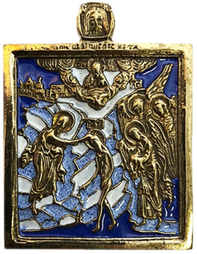 Icon pendant - Baptism of the Lord