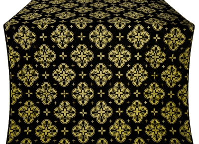 Kostroma metallic brocade (black/gold)