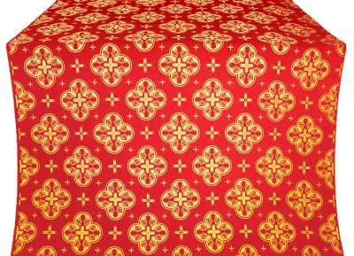 Kostroma metallic brocade (red/gold)