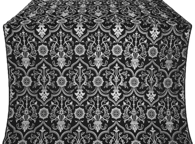 Prestol metallic brocade (black/silver)