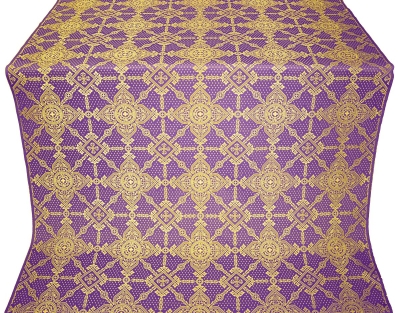 Ouglich metallic brocade (violet/gold)