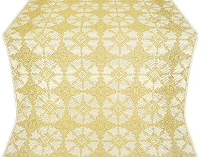 Ouglich metallic brocade (white/gold)