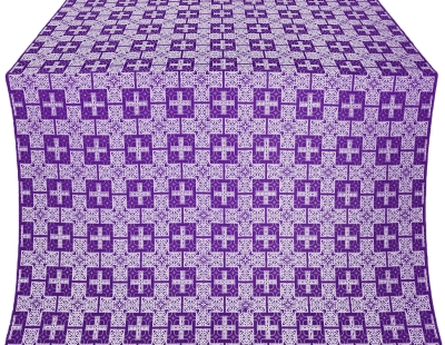 Czar's metallic brocade (violet/silver)