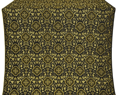 Ascention metallic brocade (black/gold)