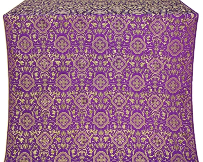 Ascention silk (rayon brocade) (violet/gold)