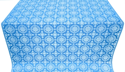 Yaropolk metallic brocade (blue/silver)