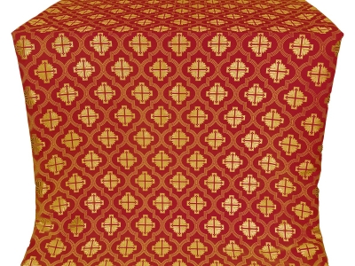 Ladoga posad metallic brocade (claret/gold)