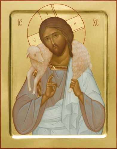Icon: Christ the Good Shepherd - V2