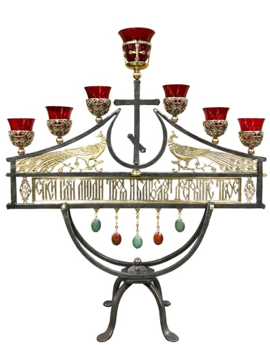 Seven-branch table candle-stand - K7047