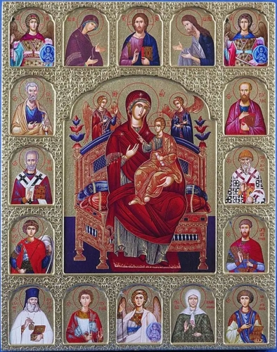 Religious icons: Most Holy Theotokos the Queen of All - C201