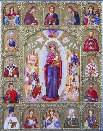 Religious icons: Most Holy Theotokos the Joy of All Who Sorrow - C205