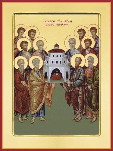 Icon: Synaxis of the Holy Apostles - R