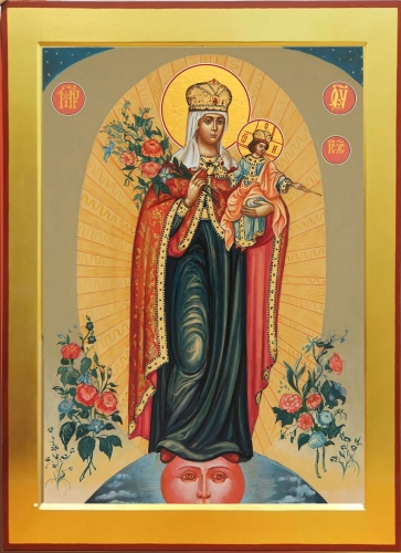 Icon: Theotokos the Grace-Giving Heaven - B