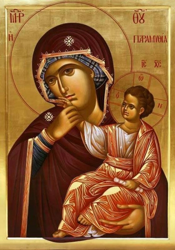 Icon of the Most Holy Theotokos the Joy and Consolation - B