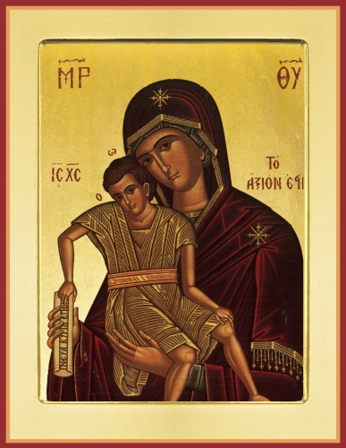 Icon of the Most Holy Theotokos 'It Is Truly Meet' - B