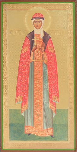 Religious icon: Holy Right-believing Princess Olga Equal-to-the-Apostles