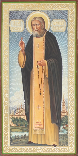 Religious icon: Holy Venerable Seraphim the Wonderworker of Sarov - 2