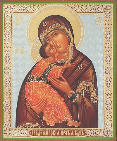 Religious icon: Theotokos of Vladimir - 7