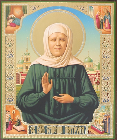 Religious icon: Blessed Eldress Matrona - 2