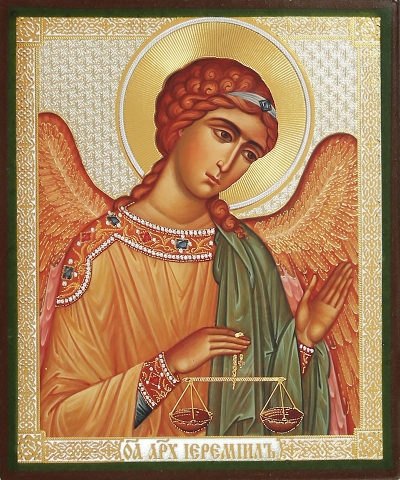 Religious icon: Holy Archangel Jeremiel