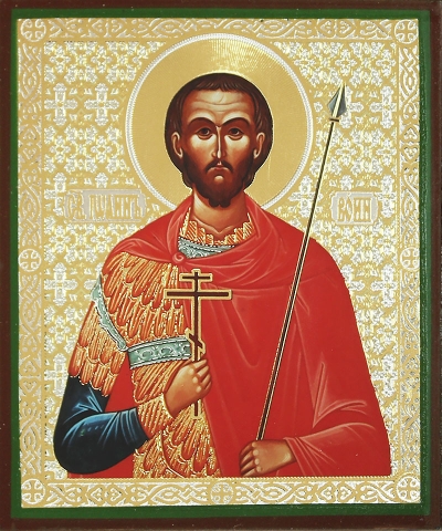 Religious icon: Holy Martyr John the Warrior