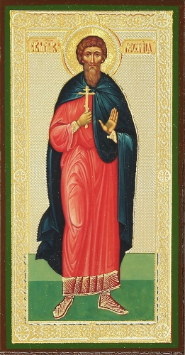 Religious icon: Holy Martyr Leonides