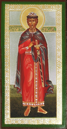 Religious icon: Holy Right-believing Prince Svyatoslav